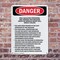 Signmission Qualified Personnel Operate This Machine Danger Sign, Plastic, 7in W x 10in L, 2PK OS-2PACK-DS-P-710-L-1869 - alternate 7